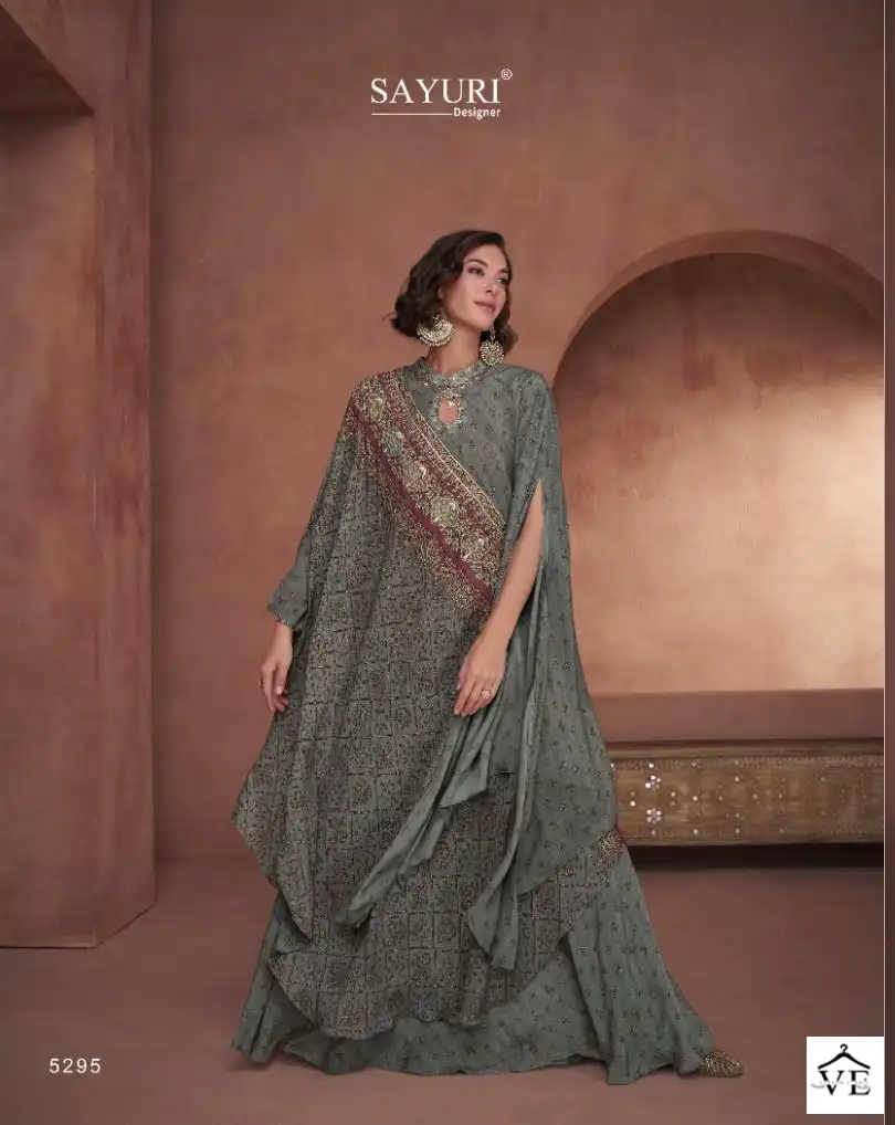 Sayuri Utsav Real Georgette Wholesale Designer Indo Western Catalog — Wholesale Salwar Suits, Sayuri Designer wholesale from Surat - Gallery Image 2