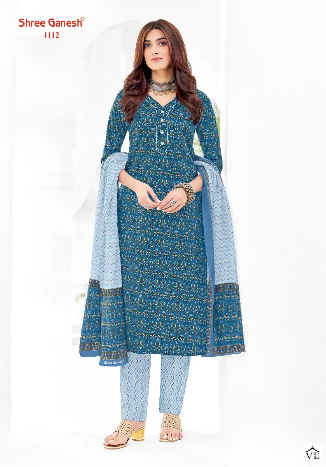 Shree Ganesh Vaani Vol 1 Cotton Wholesale Regular Wear Salwar Suit Catalog — Wholesale Salwar Suits, MPA wholesale from Surat - Gallery Image 11