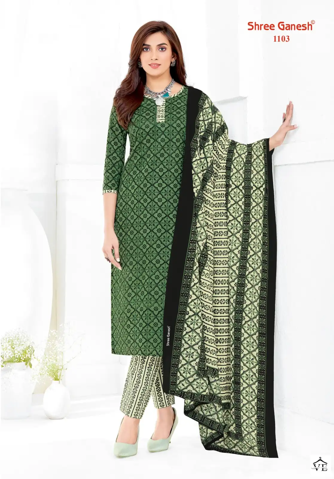 Shree Ganesh Vaani Vol 1 Cotton Wholesale Regular Wear Salwar Suit Catalog — Wholesale Salwar Suits, MPA wholesale from Surat - Gallery Image 12