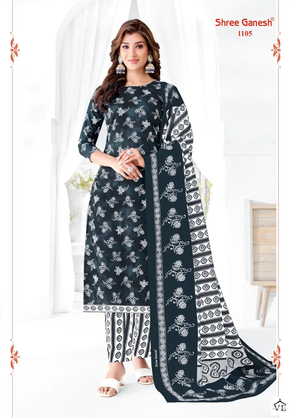 Shree Ganesh Vaani Vol 1 Cotton Wholesale Regular Wear Salwar Suit Catalog — Wholesale Salwar Suits, MPA wholesale from Surat - Gallery Image 13