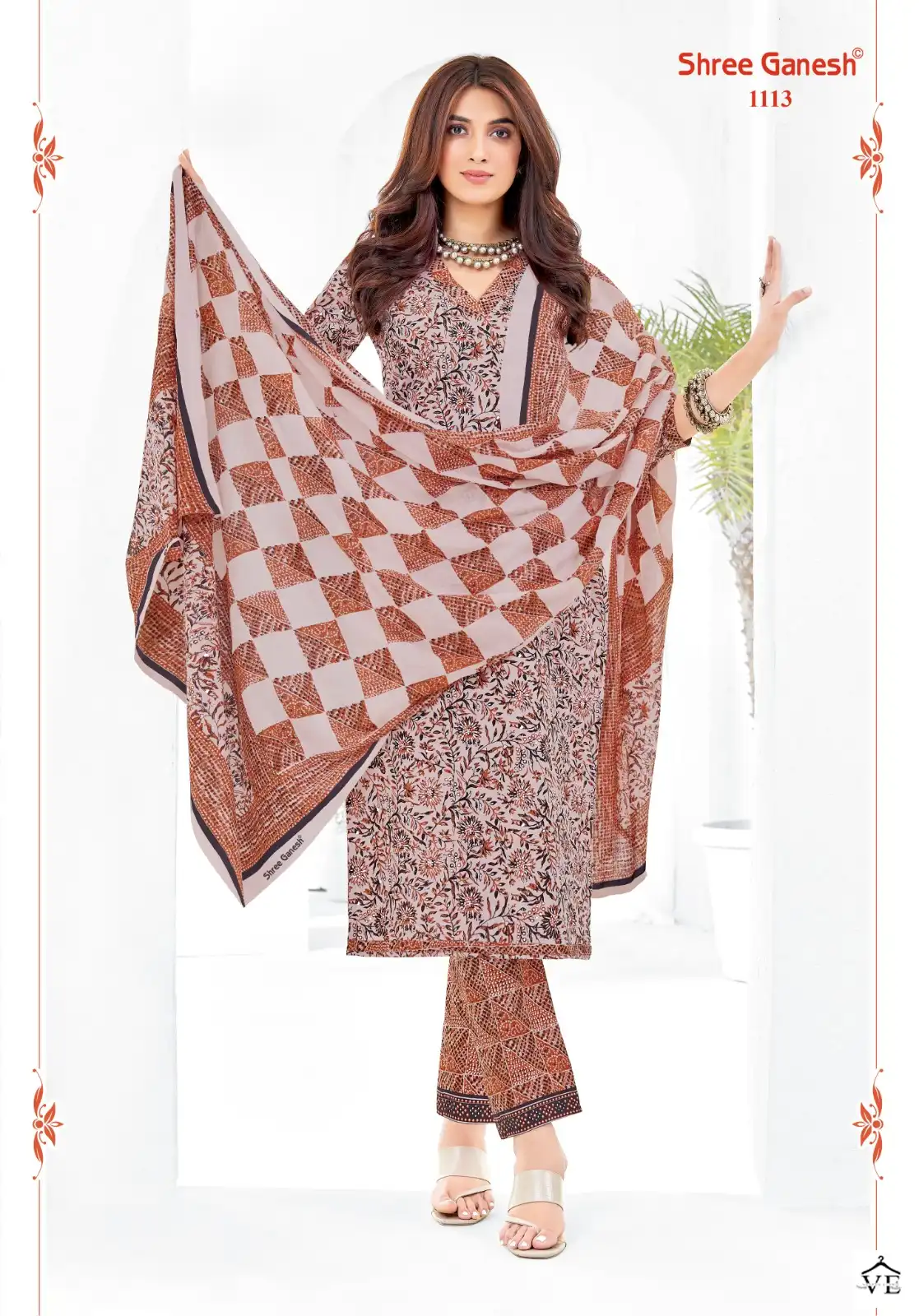 Shree Ganesh Vaani Vol 1 Cotton Wholesale Regular Wear Salwar Suit Catalog — Wholesale Salwar Suits, MPA wholesale from Surat - Gallery Image 15