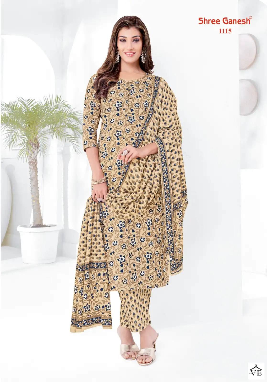 Shree Ganesh Vaani Vol 1 Cotton Wholesale Regular Wear Salwar Suit Catalog — Wholesale Salwar Suits, MPA wholesale from Surat - Gallery Image 2