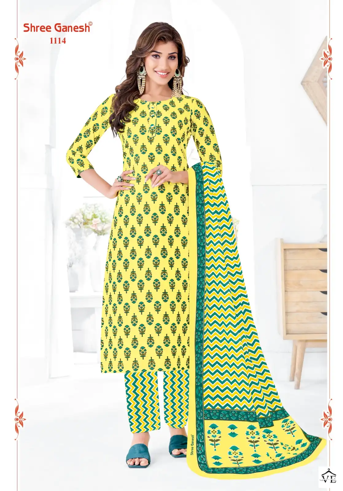 Shree Ganesh Vaani Vol 1 Cotton Wholesale Regular Wear Salwar Suit Catalog — Wholesale Salwar Suits, MPA wholesale from Surat - Gallery Image 19
