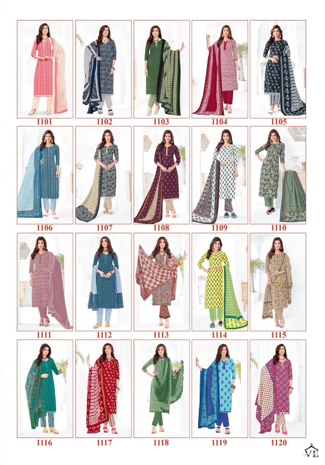 Shree Ganesh Vaani Vol 1 Cotton Wholesale Regular Wear Salwar Suit Catalog — Wholesale Salwar Suits, MPA wholesale from Surat — view 21