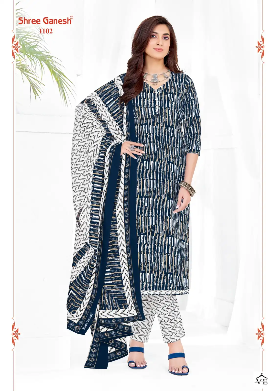 Shree Ganesh Vaani Vol 1 Cotton Wholesale Regular Wear Salwar Suit Catalog — Wholesale Salwar Suits, MPA wholesale from Surat - Gallery Image 5