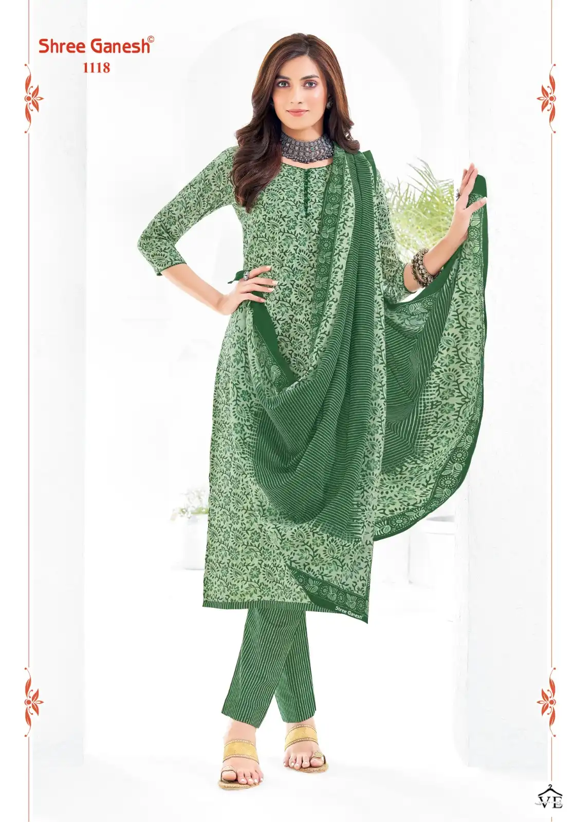 Shree Ganesh Vaani Vol 1 Cotton Wholesale Regular Wear Salwar Suit Catalog — Wholesale Salwar Suits, MPA wholesale from Surat - Gallery Image 8