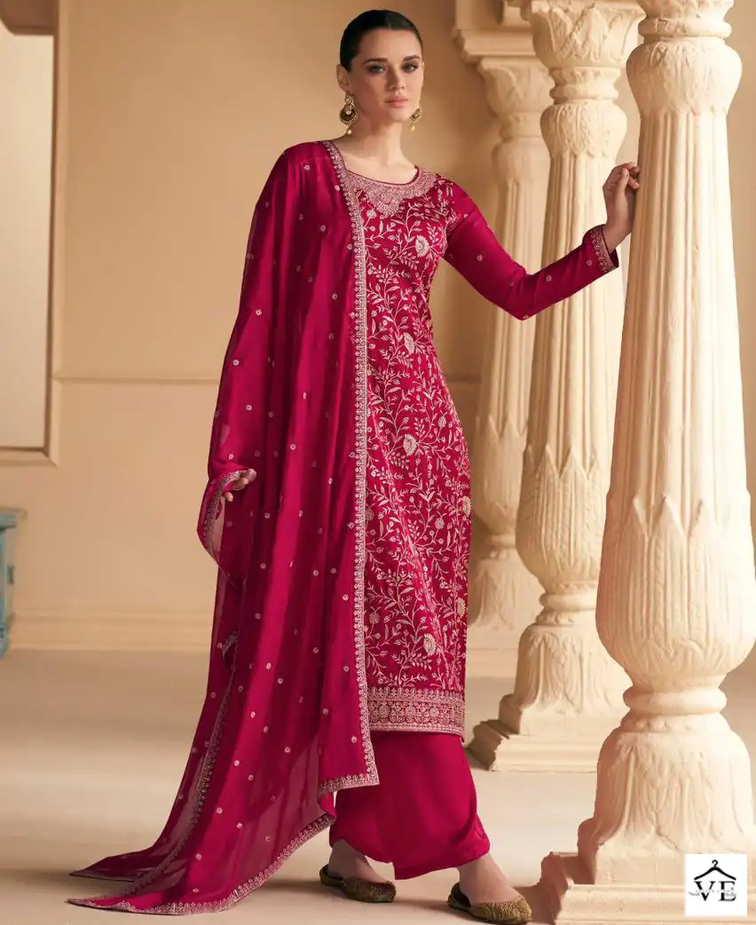 Aashirwad Varina Soft Silk Wholesale Salwar Suit Catalog — Wholesale Salwar Suits, Aashirwad Creation wholesale from Surat — view 1