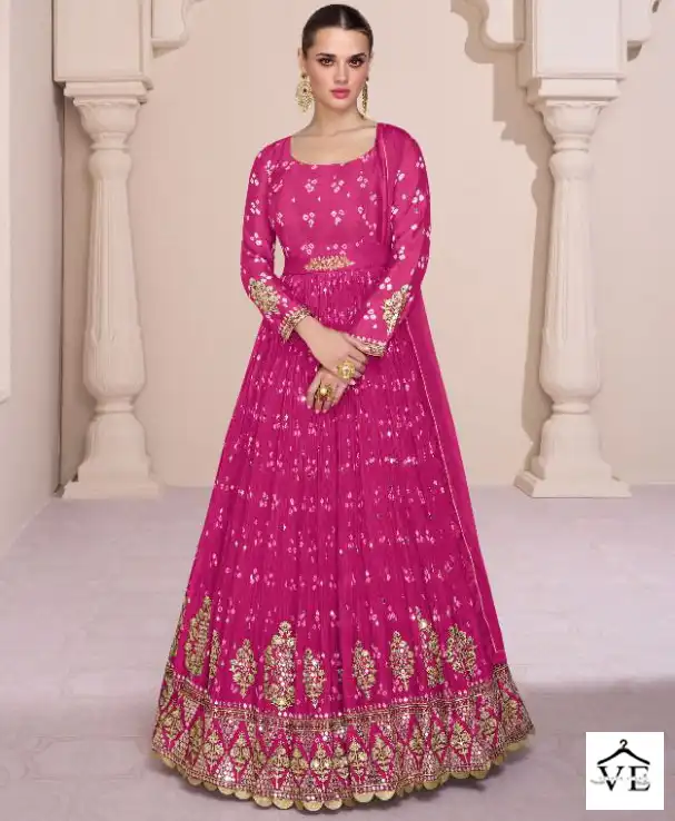 Sayuri Vartika Real Georgette Wholesale Designer Readymade Suits Catalog — Wholesale Salwar Suits, Sayuri Designer wholesale from Surat — view 1