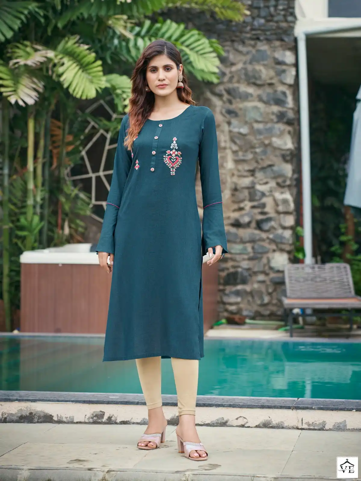 Parra Studio Vastram Vol 10 Pure Rayon Sulb 14 Kg Wholesale Kurtis Catalog — Wholesale Kurtis, MPA wholesale from Surat - Gallery Image 3