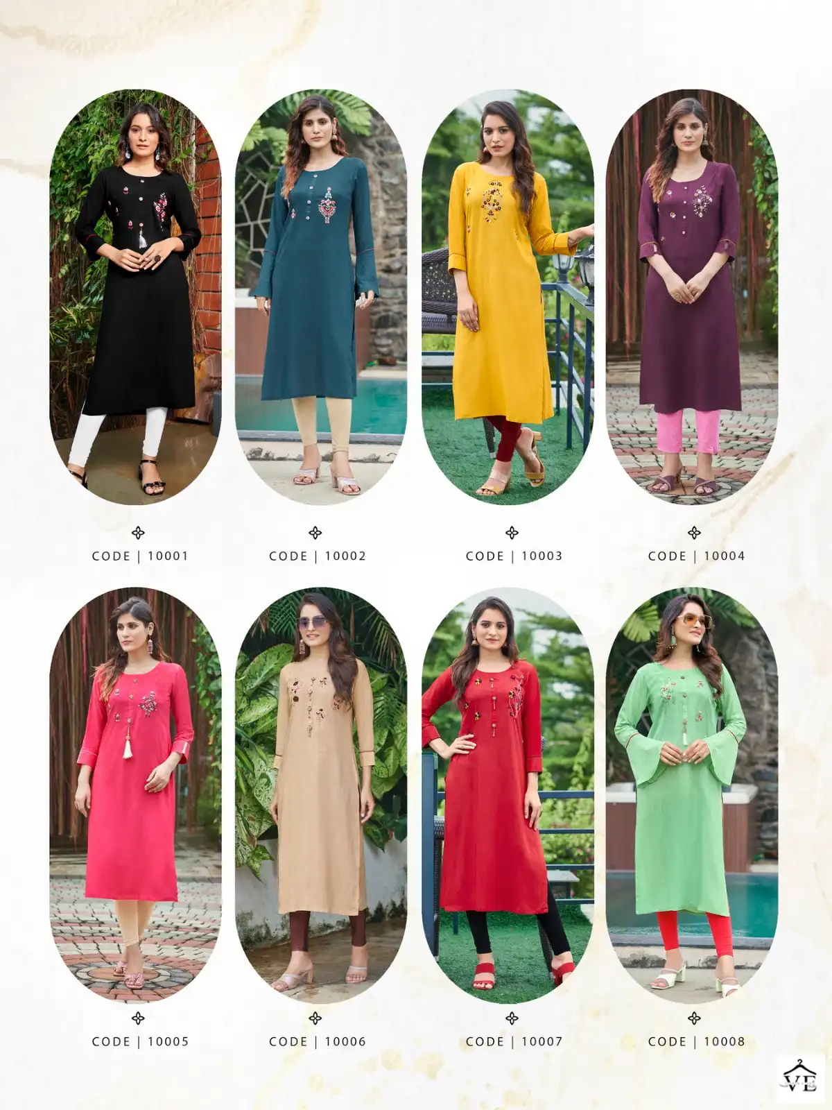 Parra Studio Vastram Vol 10 Pure Rayon Sulb 14 Kg Wholesale Kurtis Catalog — Wholesale Kurtis, MPA wholesale from Surat — view 9