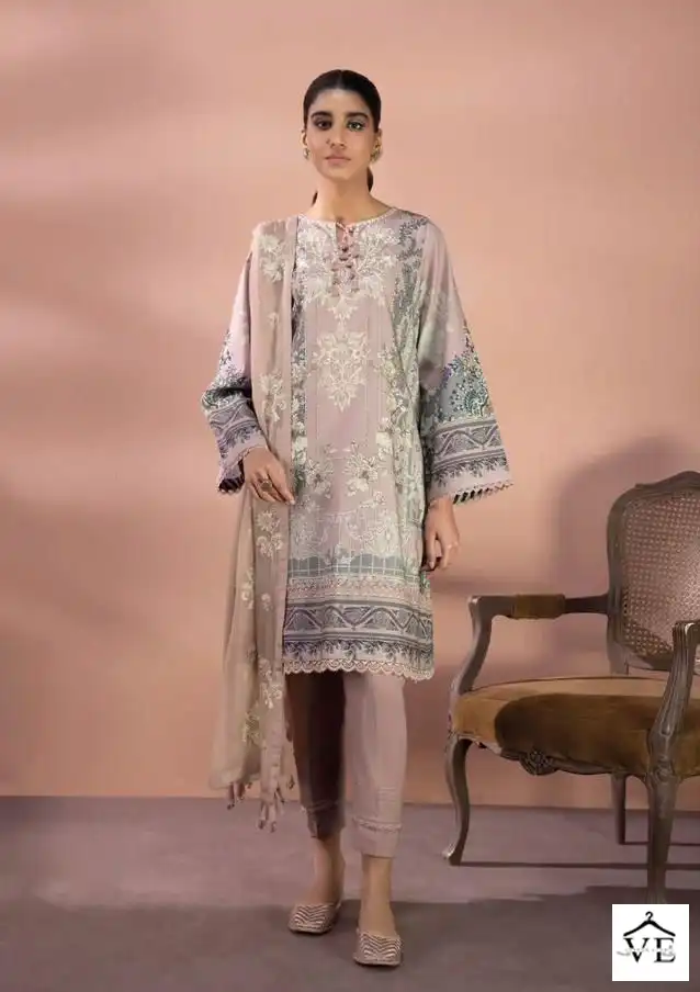 Sharaddha Vintag Vol 11 Lawn Cotton Wholesale Pakistani Suit Catalog — Wholesale Salwar Suits, MPA wholesale from Surat — view 3