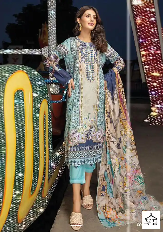 Sharaddha Vintag Vol 11 Lawn Cotton Wholesale Pakistani Suit Catalog — Wholesale Salwar Suits, MPA wholesale from Surat — view 4