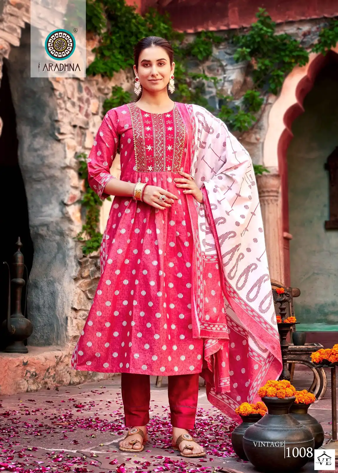 Aradhna Vintage Vol 1 Cotton Print Wholesale Readymade Salwar Suit Catalog — Wholesale Salwar Suits, MPA wholesale from Surat - Gallery Image 8