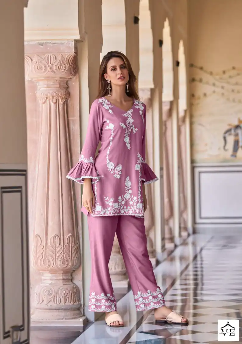 Vamika Nx Vintage Gold Heavy Rayon Wholesale Kurti With Pant Catalog — Wholesale Kurtis, MPA wholesale from Surat - Gallery Image 3