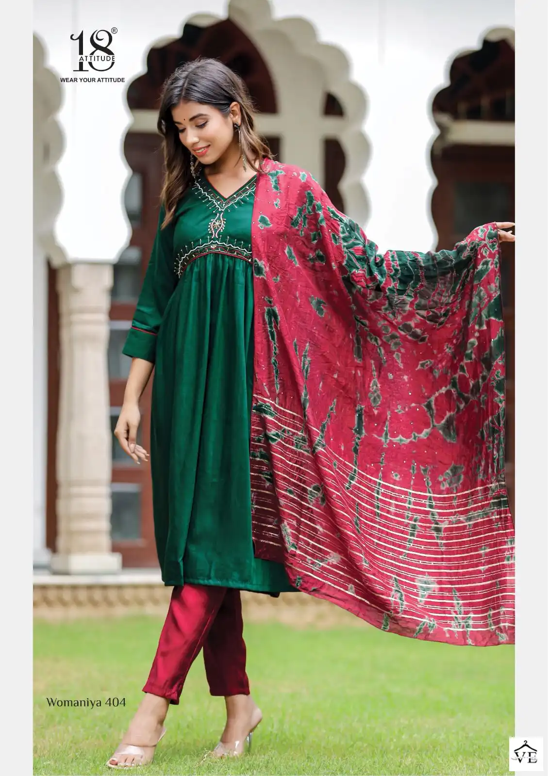 18 Attitude Womaniya Vol 4 Chinon Wholesale Readymade Suits Catalog — Wholesale Salwar Suits, MPA wholesale from Surat - Gallery Image 3