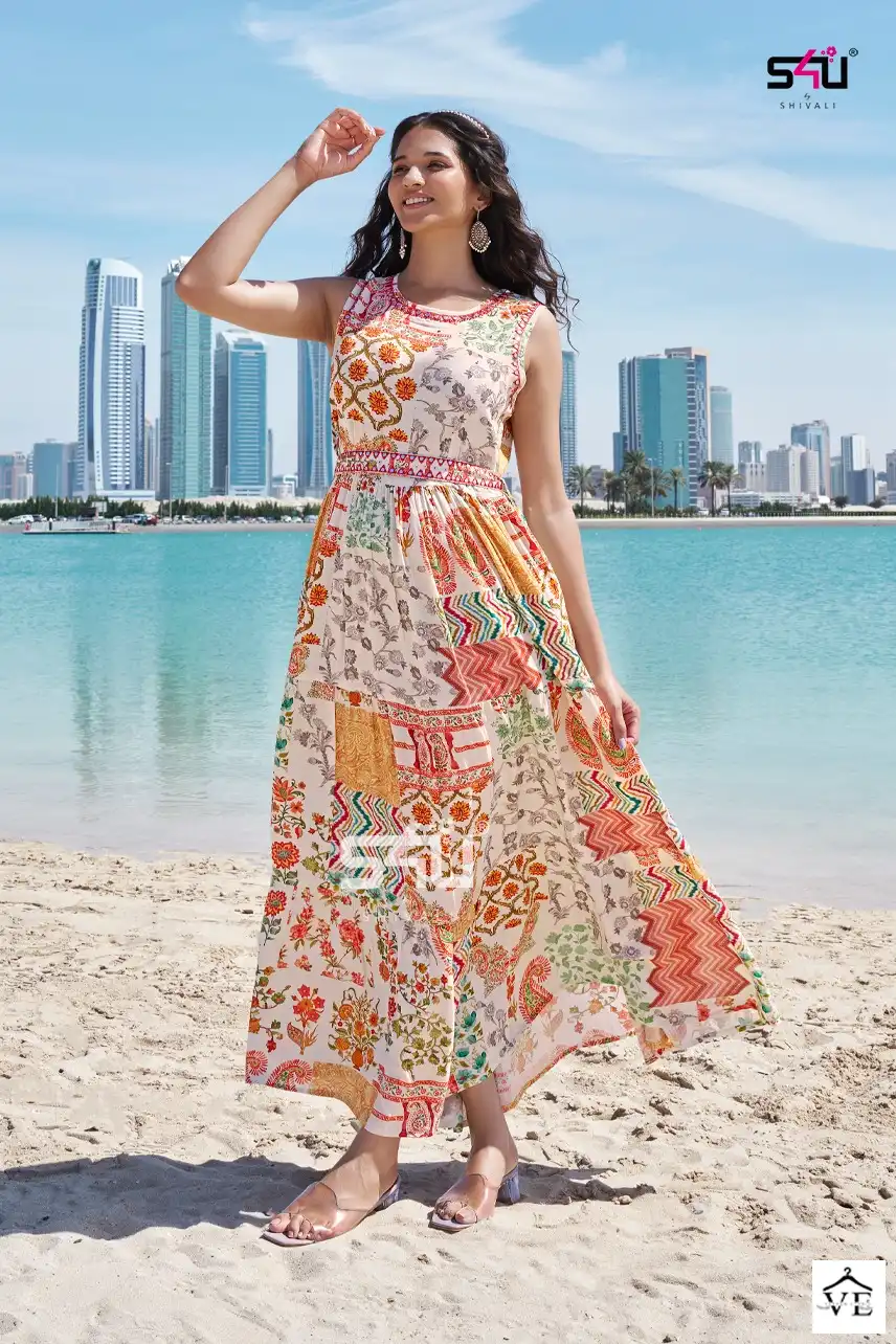 S4U Weekend Paasion Rayon Wholesale Western Dress Catalog — Wholesale Kurtis, MPA wholesale from Surat — view 3