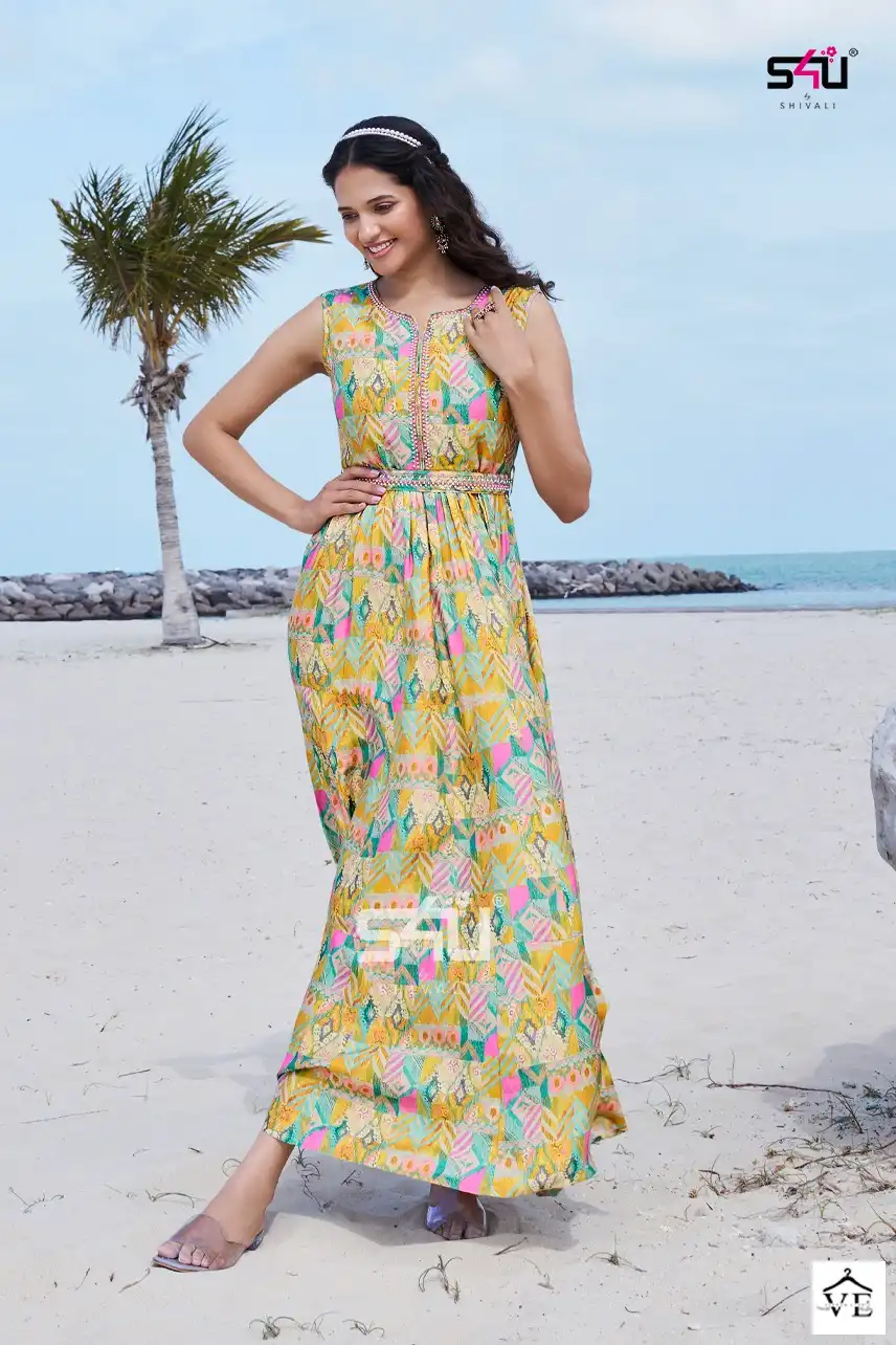 S4U Weekend Paasion Rayon Wholesale Western Dress Catalog — Wholesale Kurtis, MPA wholesale from Surat — view 4