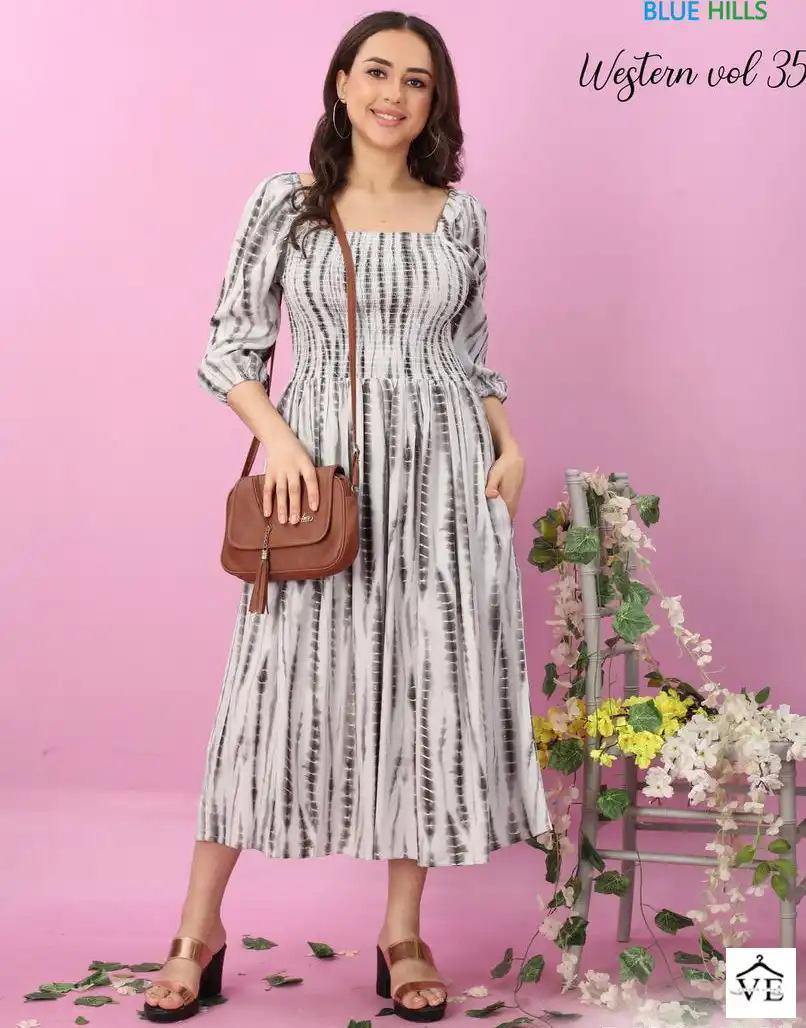 Blue Hills Western Vol 35 Rayon 14 Kg Wholesale One Piece Catalog — Wholesale Kurtis, MPA wholesale from Surat — view 1