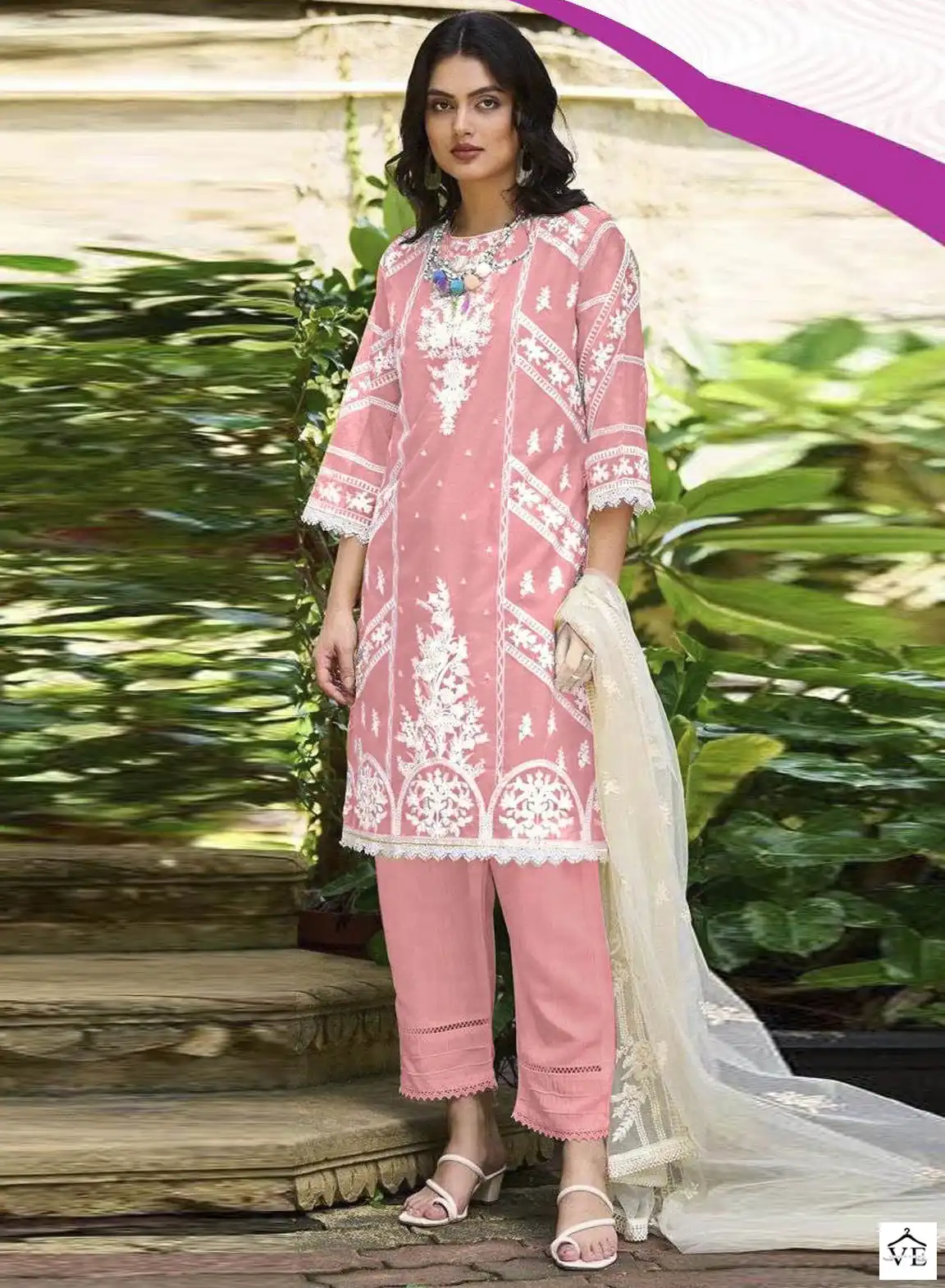 Zarqash Z 149 Georgette Wholesale Pakistani Readymade Salwar Suit Catalog — Wholesale Salwar Suits, MPA wholesale from Surat - Gallery Image 2