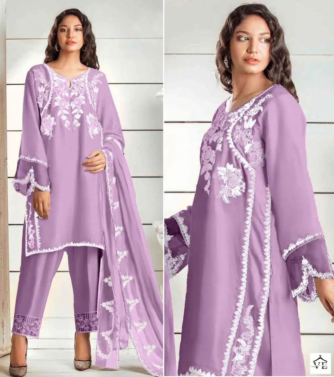 Zarqash Z 154 Georgette Wholesale Pakistani Readymade Salwar Suit Catalog — Wholesale Salwar Suits, MPA wholesale from Surat — view 1