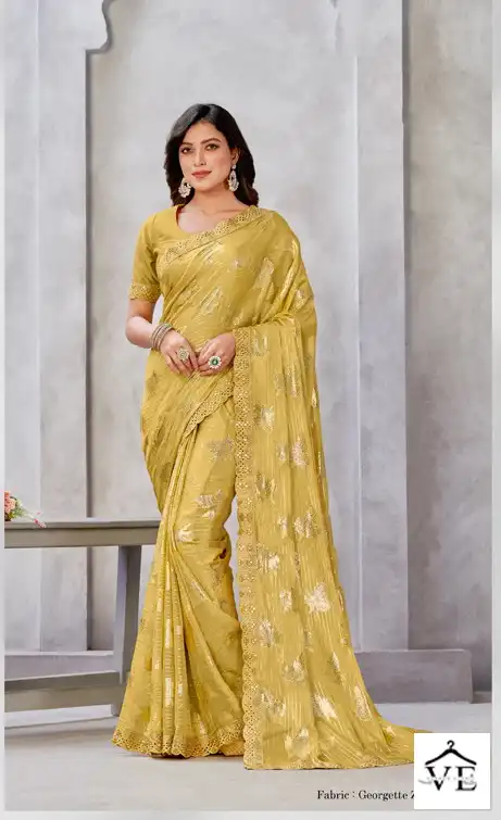 Mahotsav Zaina Georgette Wholesale Designer Saree Catalog — Wholesale Sarees, MPA wholesale from Surat - Gallery Image 5