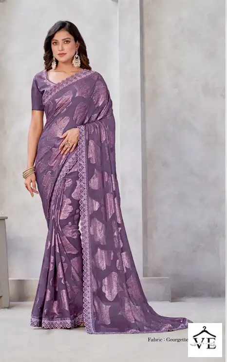 Mahotsav Zaina Georgette Wholesale Designer Saree Catalog — Wholesale Sarees, MPA wholesale from Surat - Gallery Image 7