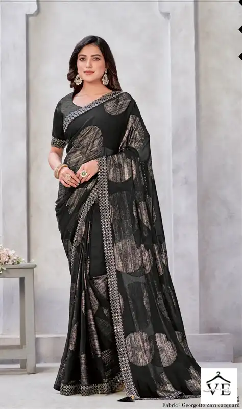 Mahotsav Zaina Georgette Wholesale Designer Saree Catalog — Wholesale Sarees, MPA wholesale from Surat - Gallery Image 8