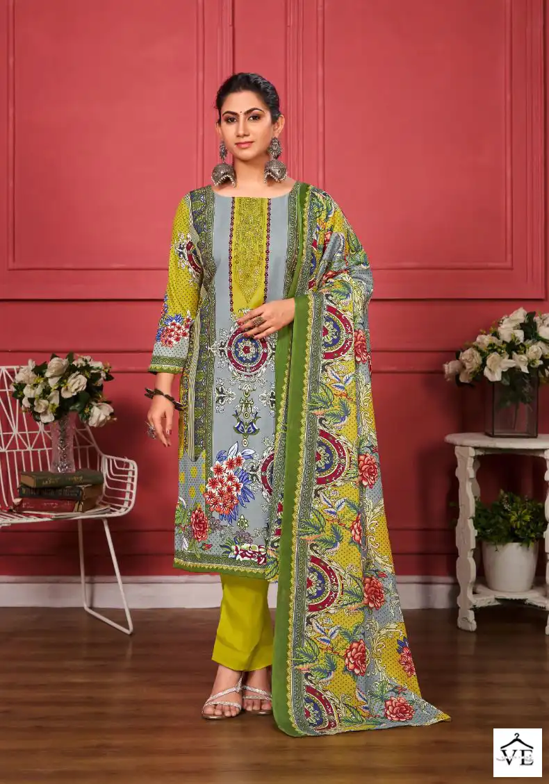 Romani Zareena Premium Soft Cotton Wholesale Salwar Suit Catalog — Wholesale Salwar Suits, MPA wholesale from Surat - Gallery Image 2