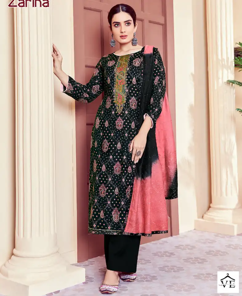 Alok Suits Zarina Pure Viscose Rayon Wholesale Salwar Suit Catalog — Wholesale Salwar Suits, MPA wholesale from Surat — view 1