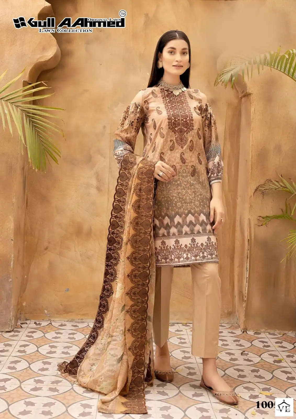 Gull Aahmed Zarqash Embroidered Lawn Collection Lawn Cotton Wholesale Pakistani Salwar Suit Catalog — Wholesale Salwar Suits, MPA wholesale from Surat - Gallery Image 5