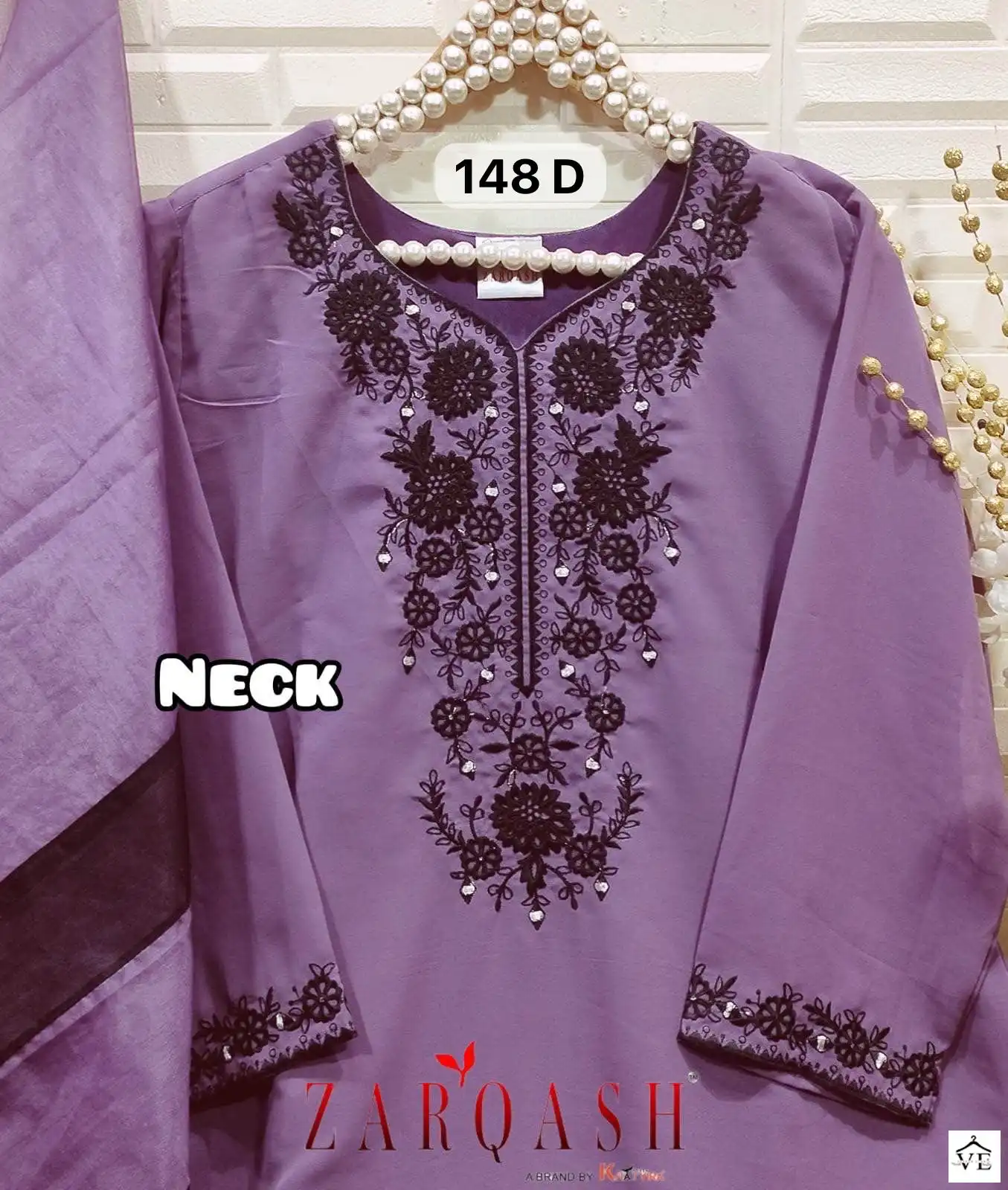 Zarqash Z 148 Georgette Wholesale Designer Pakistani Readymade Salwar Suit Catalog — Wholesale Salwar Suits, MPA wholesale from Surat — view 11