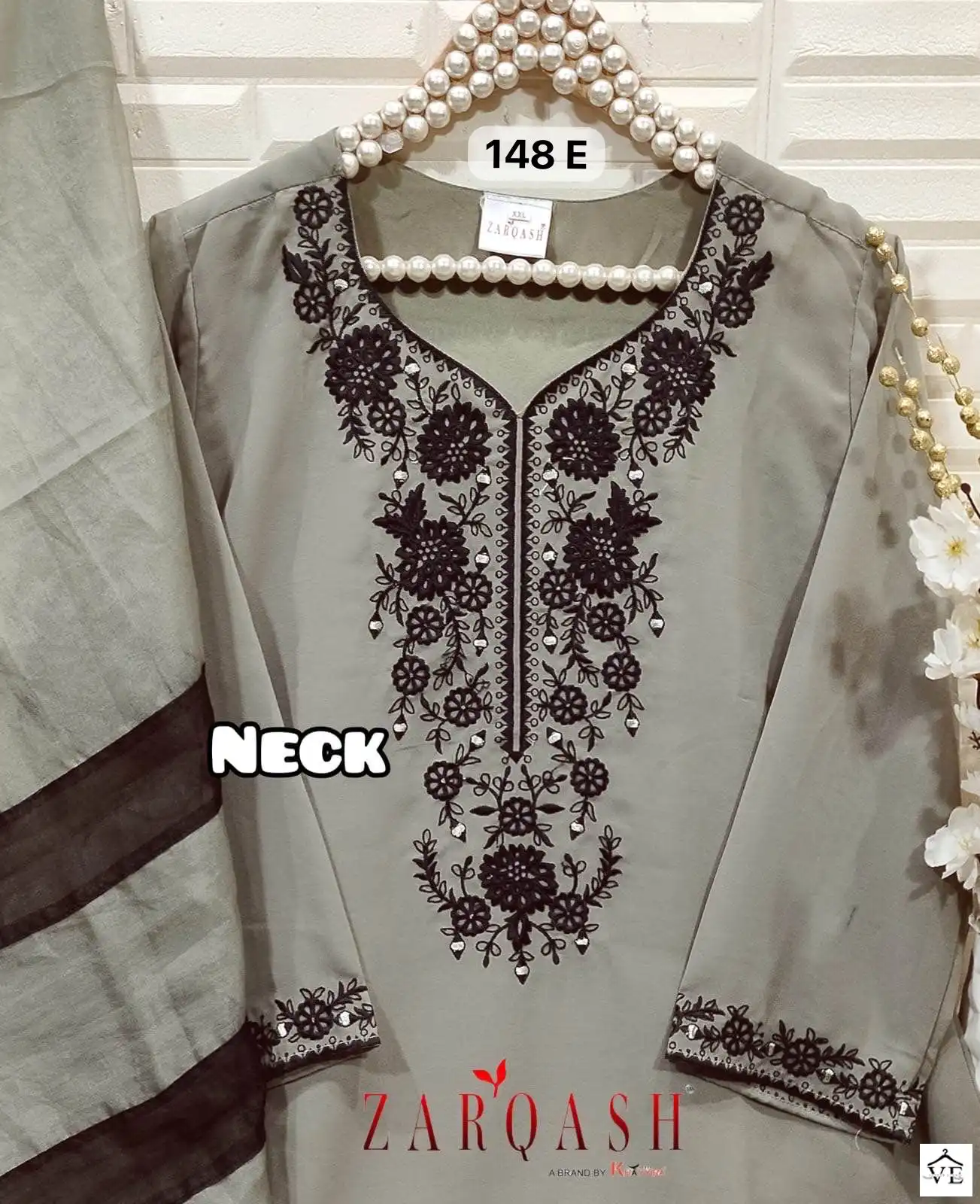 Zarqash Z 148 Georgette Wholesale Designer Pakistani Readymade Salwar Suit Catalog — Wholesale Salwar Suits, MPA wholesale from Surat — view 14