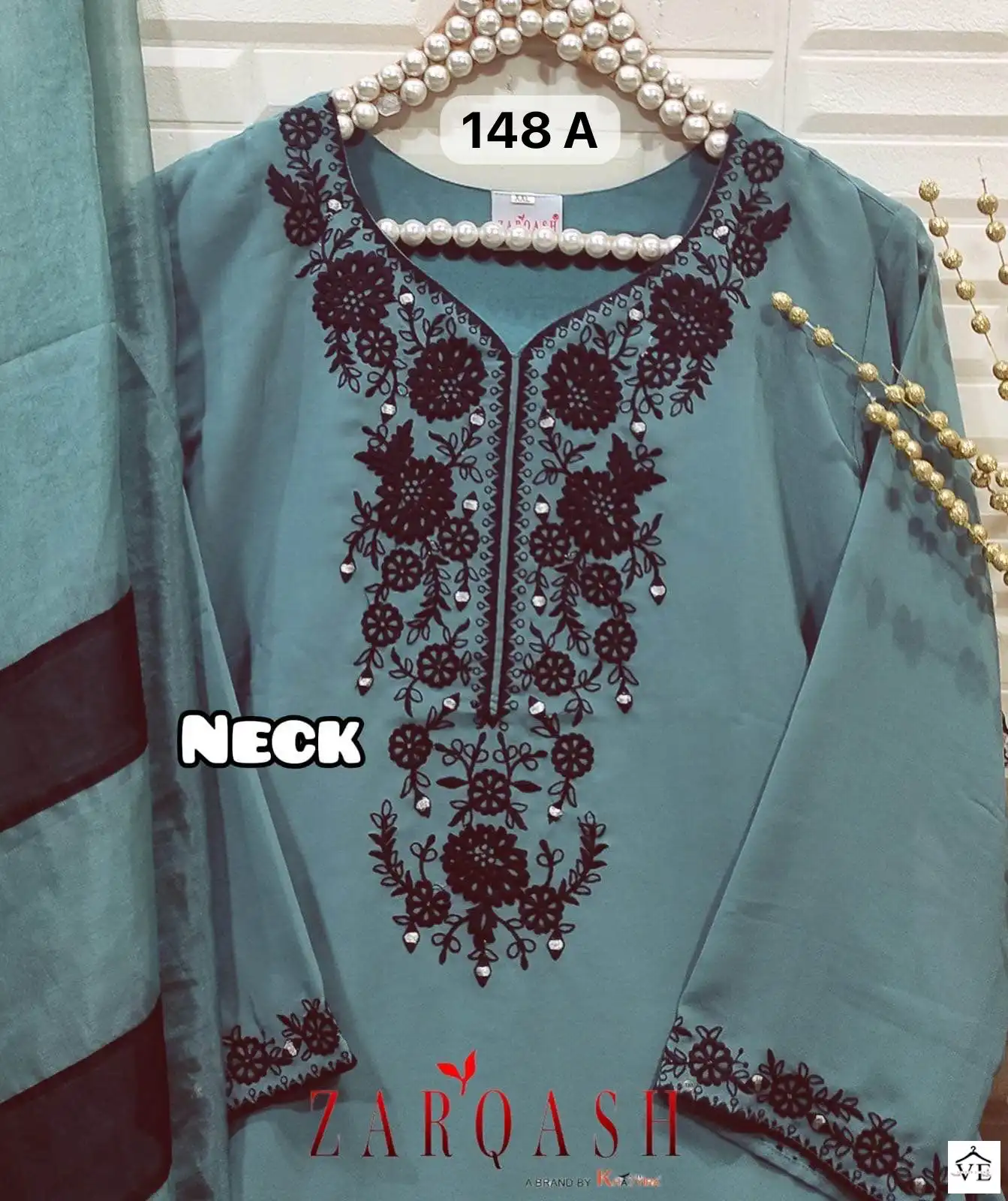 Zarqash Z 148 Georgette Wholesale Designer Pakistani Readymade Salwar Suit Catalog — Wholesale Salwar Suits, MPA wholesale from Surat — view 2