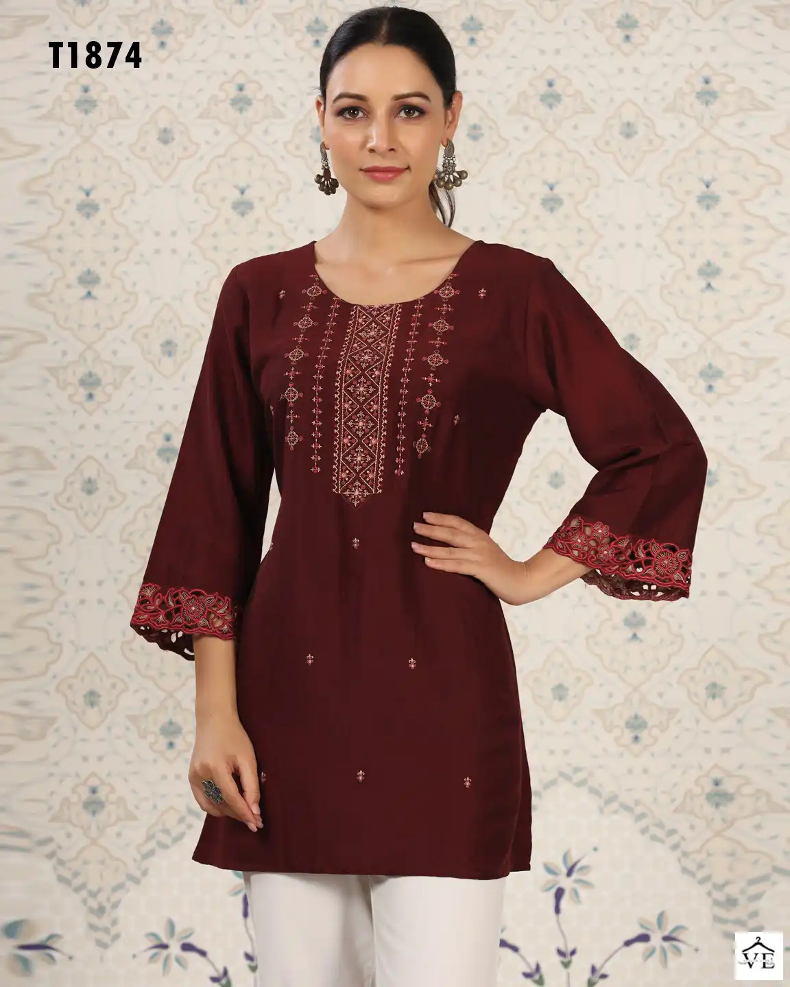 Mahotsav Zeny Vol 09 Chinon Wholesale Fancy Top Catalog — Wholesale Kurtis, MPA wholesale from Surat — view 1