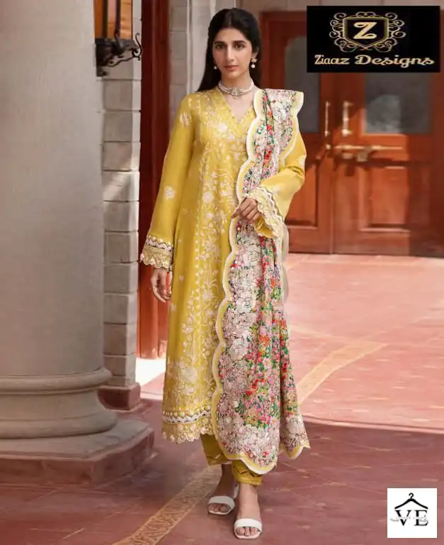 Ziaaz 345 Rayon Wholesale Pakistani Salwar Suit Catalog — Wholesale Salwar Suits, MPA wholesale from Surat — view 1