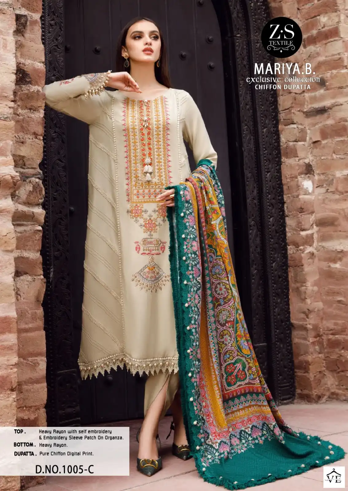 VE Mariya B Exclusive Collection Heavy Rayon Wholesale Paksitani Suits Catalog — Wholesale Salwar Suits, MPA wholesale from Surat - Gallery Image 5