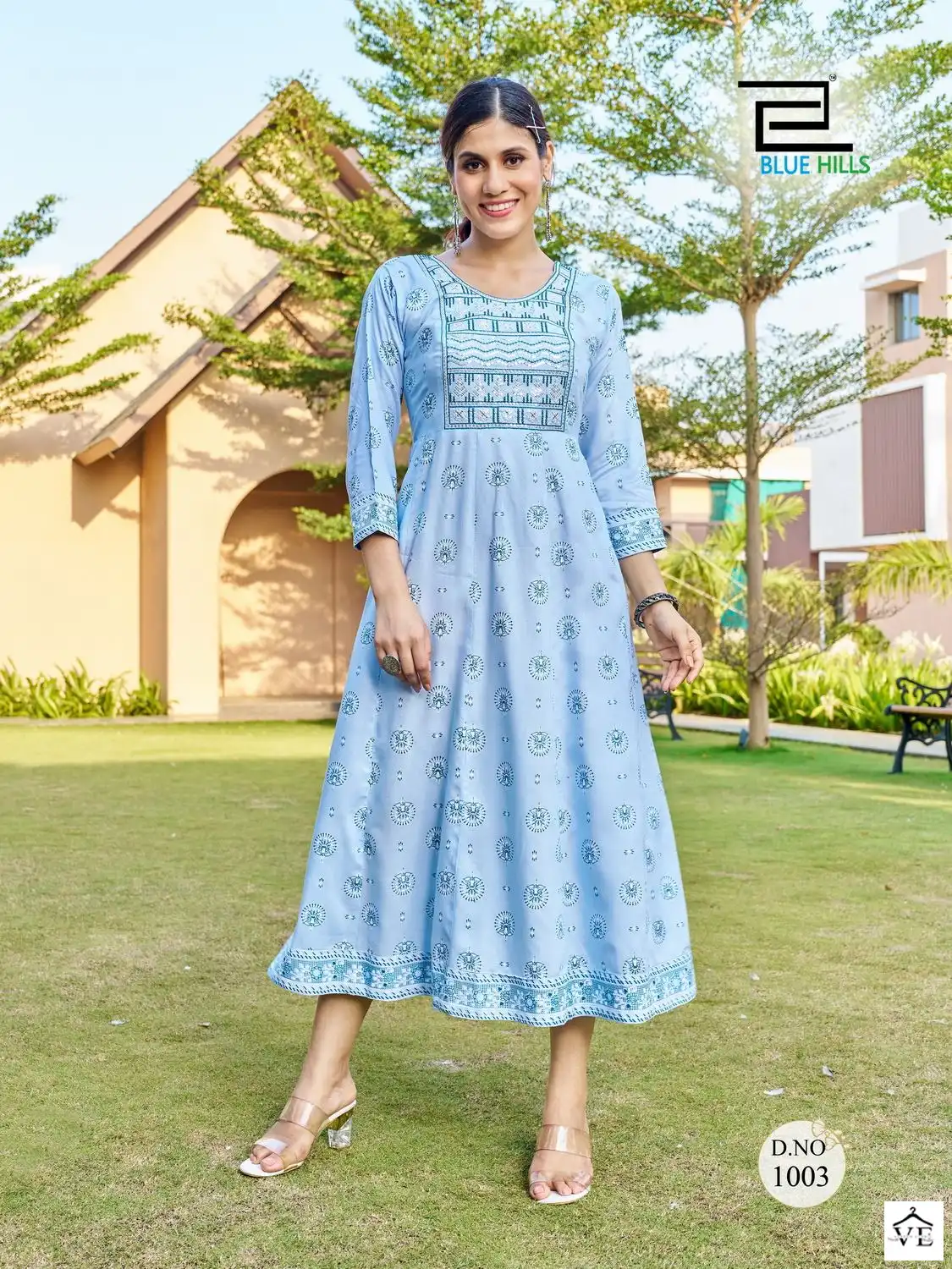 Blue Hills Zest Rayon 14 Kg Wholesale Kurti Catalog — Wholesale Kurtis, MPA wholesale from Surat - Gallery Image 3