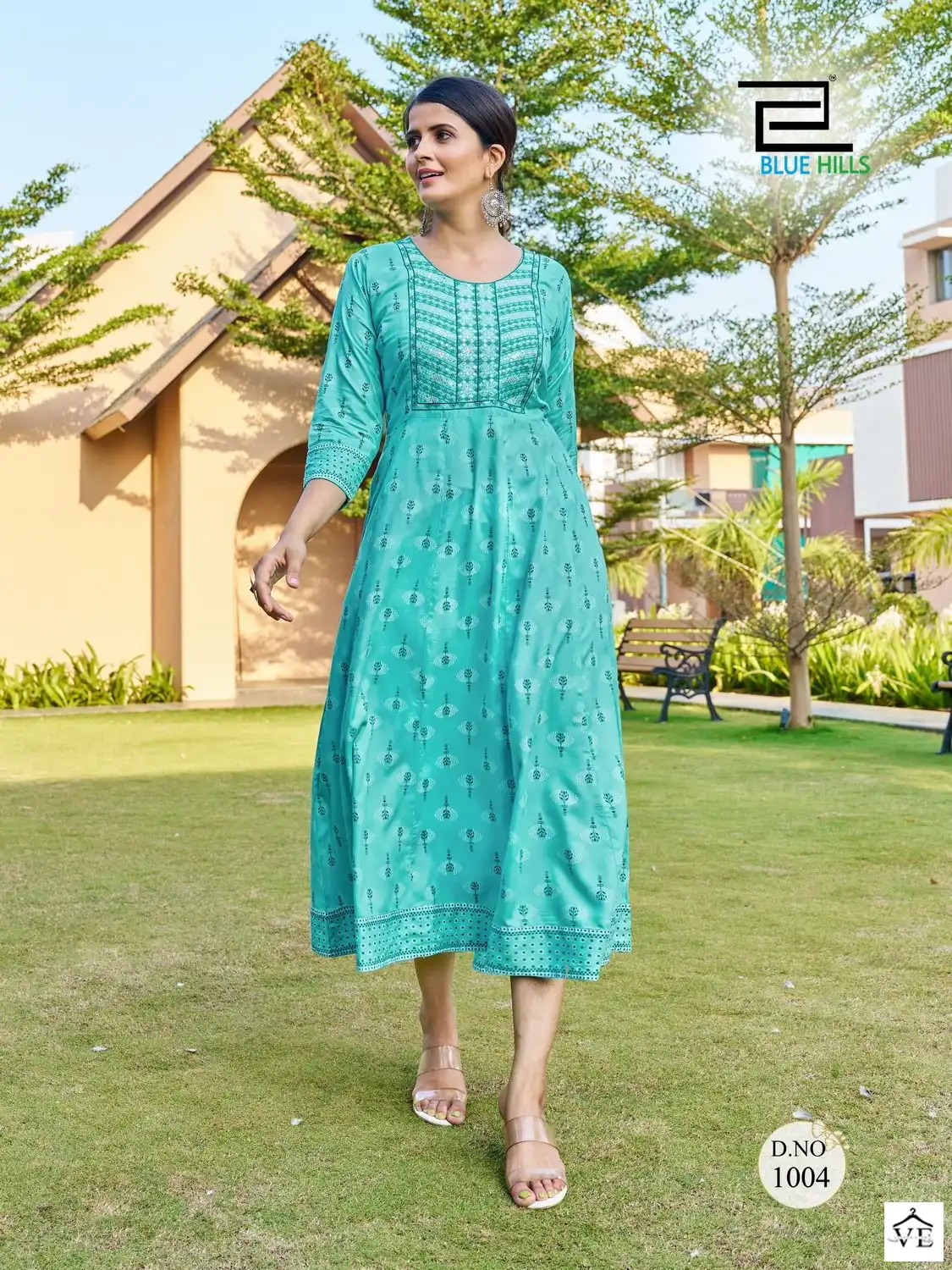 Blue Hills Zest Rayon 14 Kg Wholesale Kurti Catalog — Wholesale Kurtis, MPA wholesale from Surat - Gallery Image 2