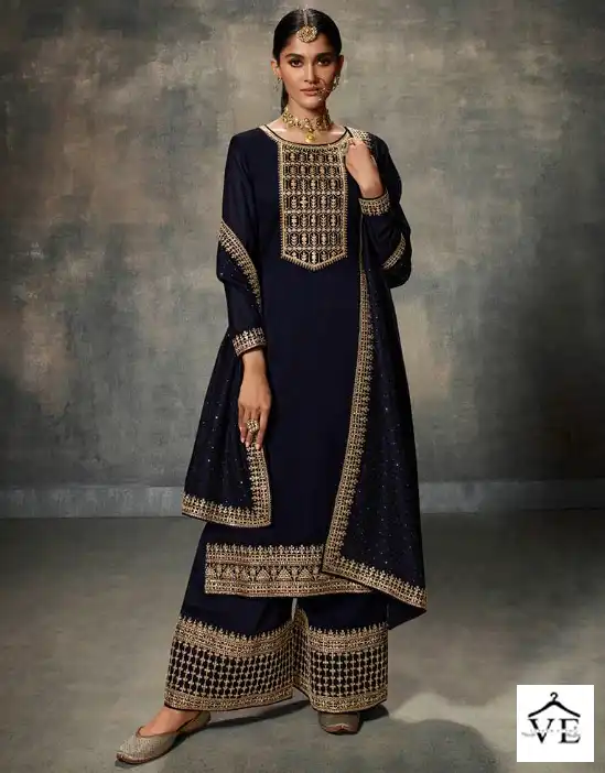 Zisa Arshi Dola Jacquard Wholesale Designer Suits Catalog — Wholesale Salwar Suits, MPA wholesale from Surat — view 1