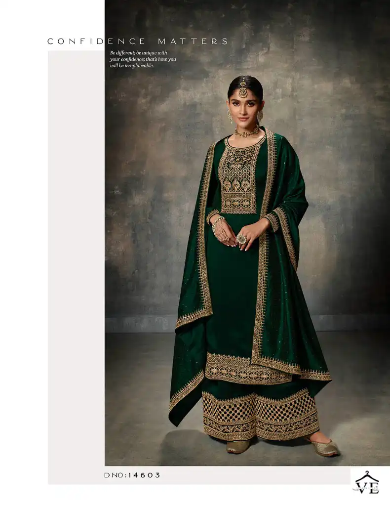 Zisa Arshi Dola Jacquard Wholesale Designer Suits Catalog — Wholesale Salwar Suits, MPA wholesale from Surat - Gallery Image 6