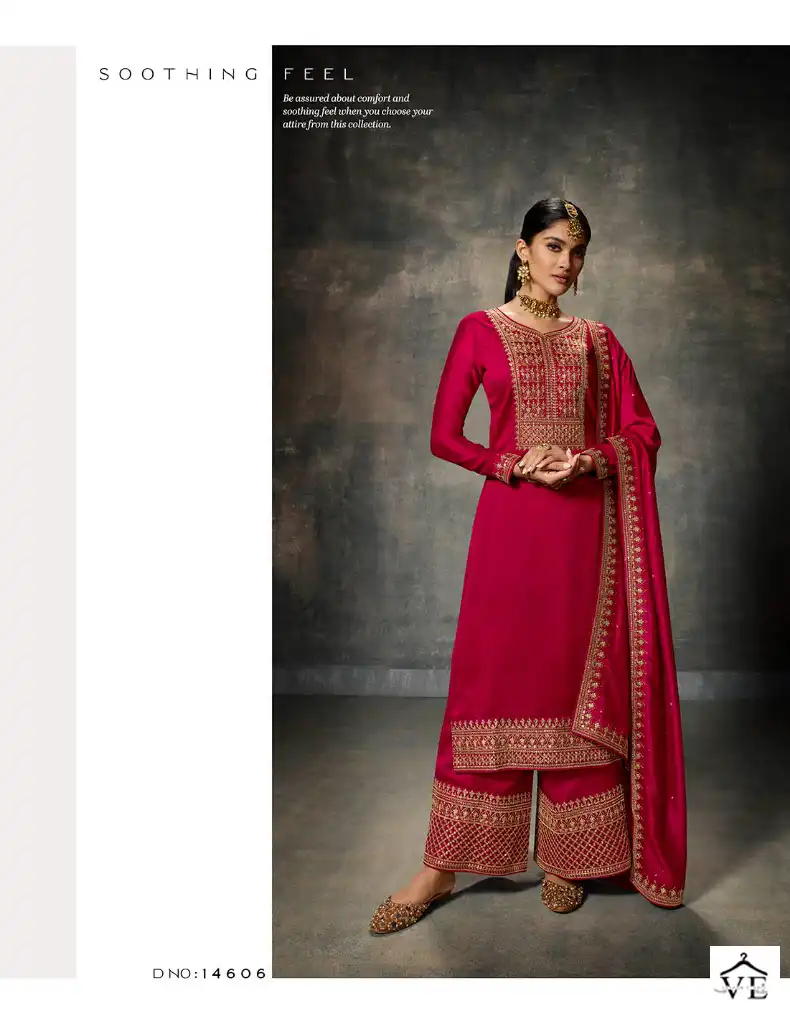 Zisa Arshi Dola Jacquard Wholesale Designer Suits Catalog — Wholesale Salwar Suits, MPA wholesale from Surat - Gallery Image 2