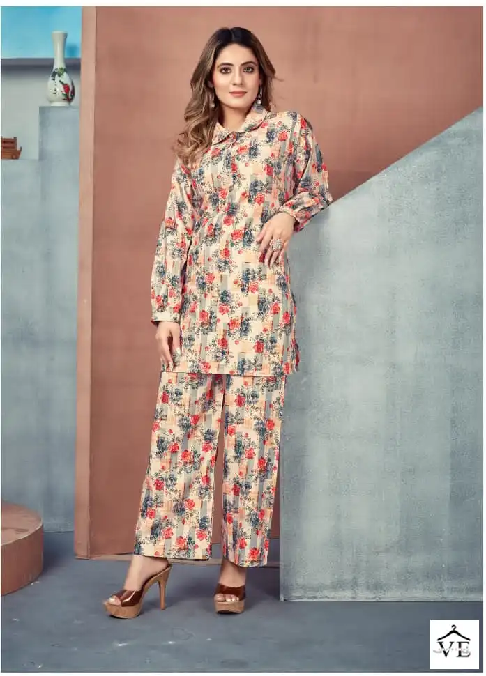 Myami Designer Cord Sets Vol 1 Heavy 17 Kg Rayon Wholesale Co-Ord Set Catalog — Wholesale Kurtis, MPA wholesale from Surat — view 2