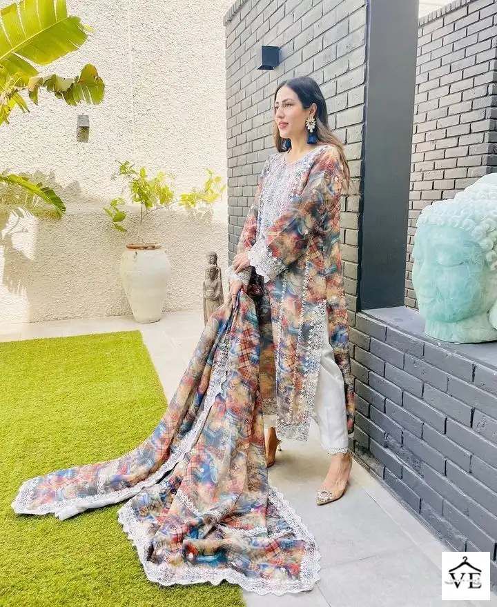 VE 10063 Khadi Cotton Wholesale Readymade Pakistani Suit — Wholesale Salwar Suits, MPA wholesale from Surat - Gallery Image 2