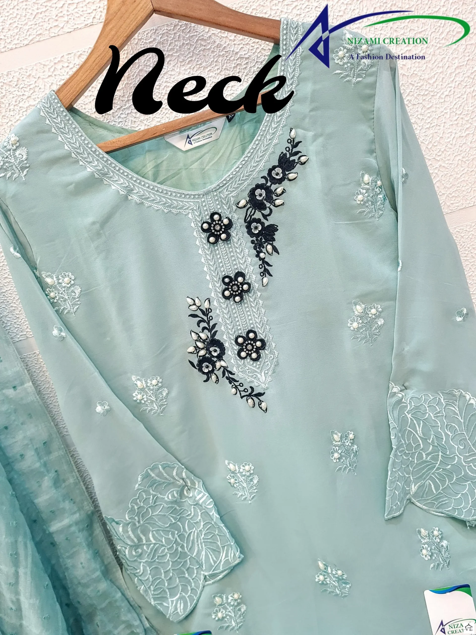 VE 1709 Pure Georgette Wholesale Readymade Pakistani Suit Catalog — Wholesale Salwar Suits, MPA wholesale from Surat — view 6