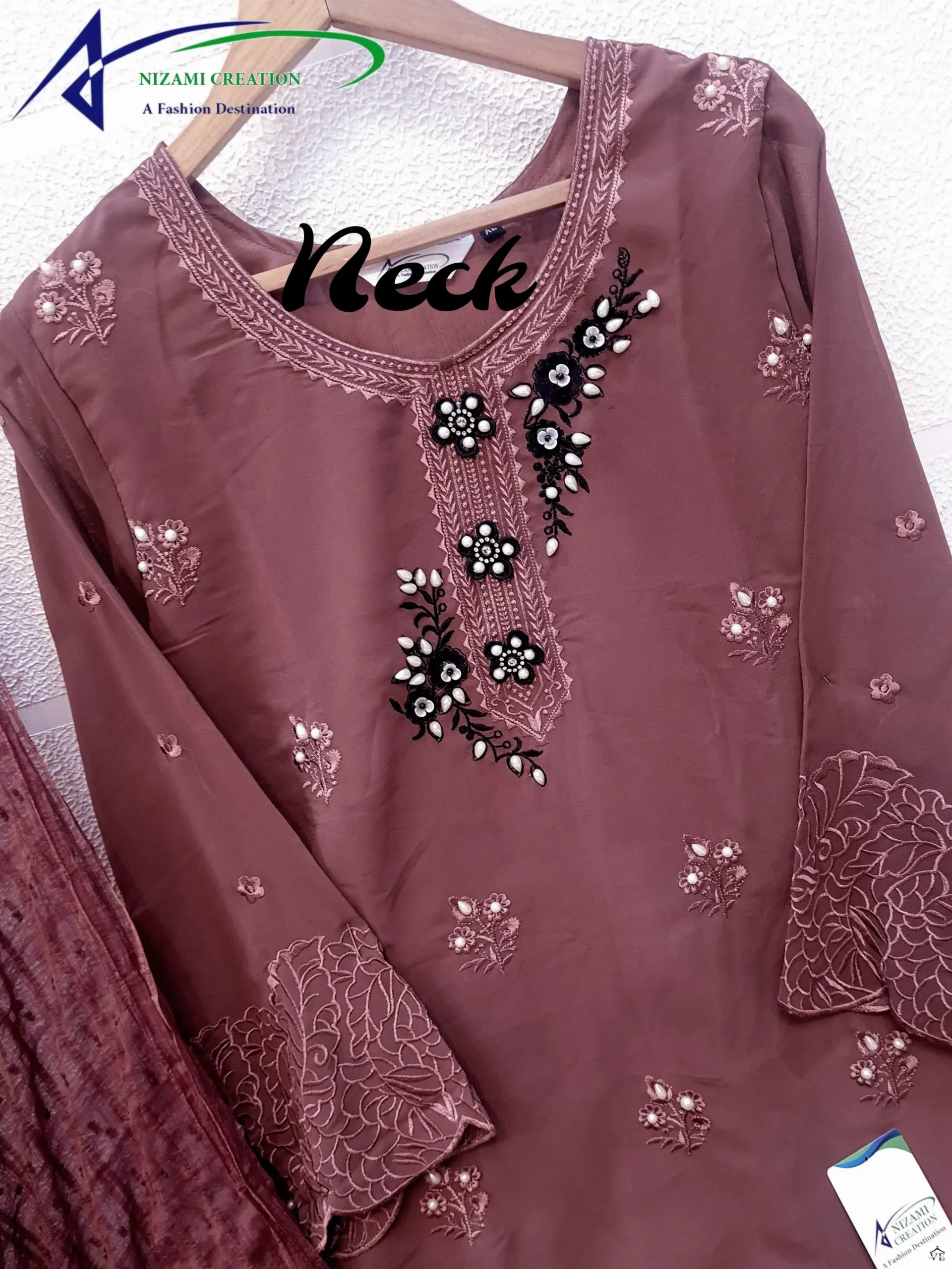 VE 1709 Pure Georgette Wholesale Readymade Pakistani Suit Catalog — Wholesale Salwar Suits, MPA wholesale from Surat - Gallery Image 3