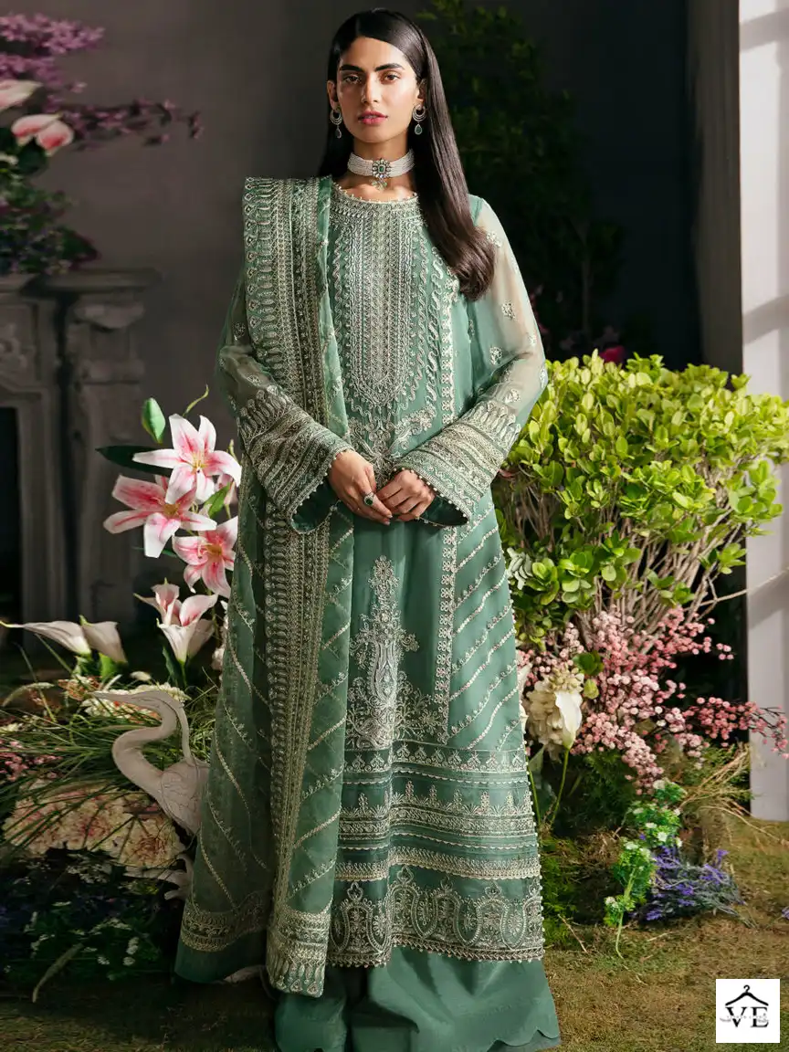 Anamsa 230 Heavy Pure Georgette Wholesale Pakistani Suit — Wholesale Salwar Suits, MPA wholesale from Surat — view 1
