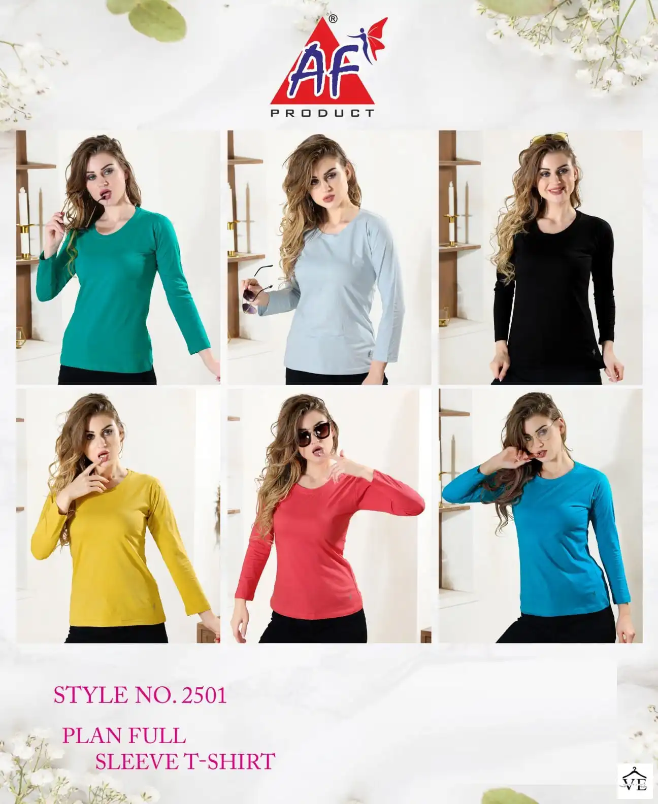 AF 2501 30 Count Wholesale T-Shirt Catalog — Wholesale Kurtis, MPA wholesale from Surat — view 7