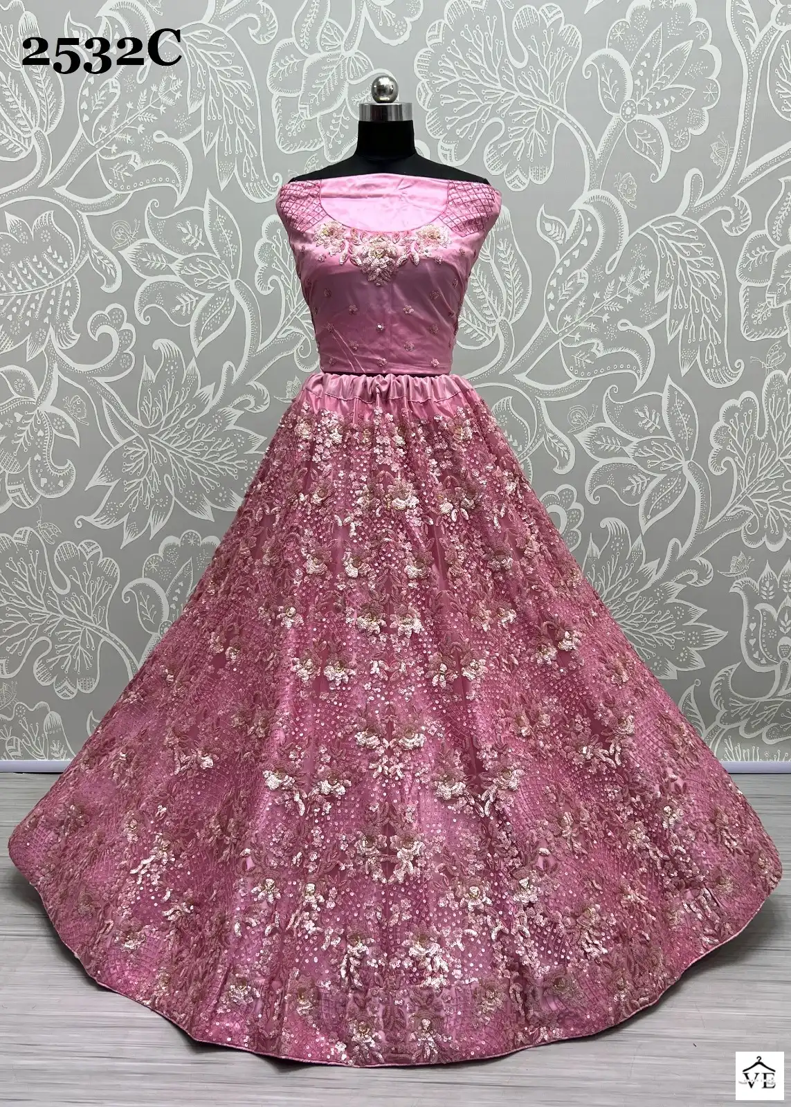 Anjani Art 2532 Net Wholesale Bridal Lehenga Choli Catalog — Wholesale Lehenga, MPA wholesale from Surat - Gallery Image 16