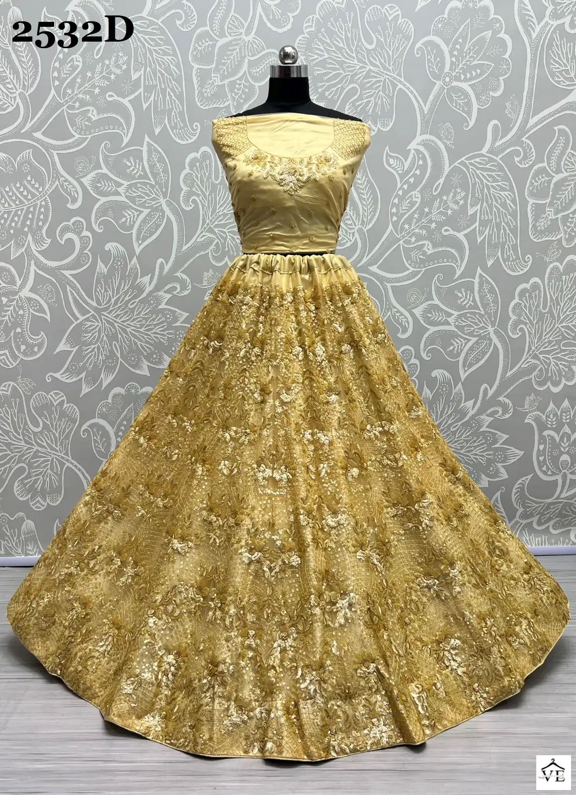 Anjani Art 2532 Net Wholesale Bridal Lehenga Choli Catalog — Wholesale Lehenga, MPA wholesale from Surat - Gallery Image 7