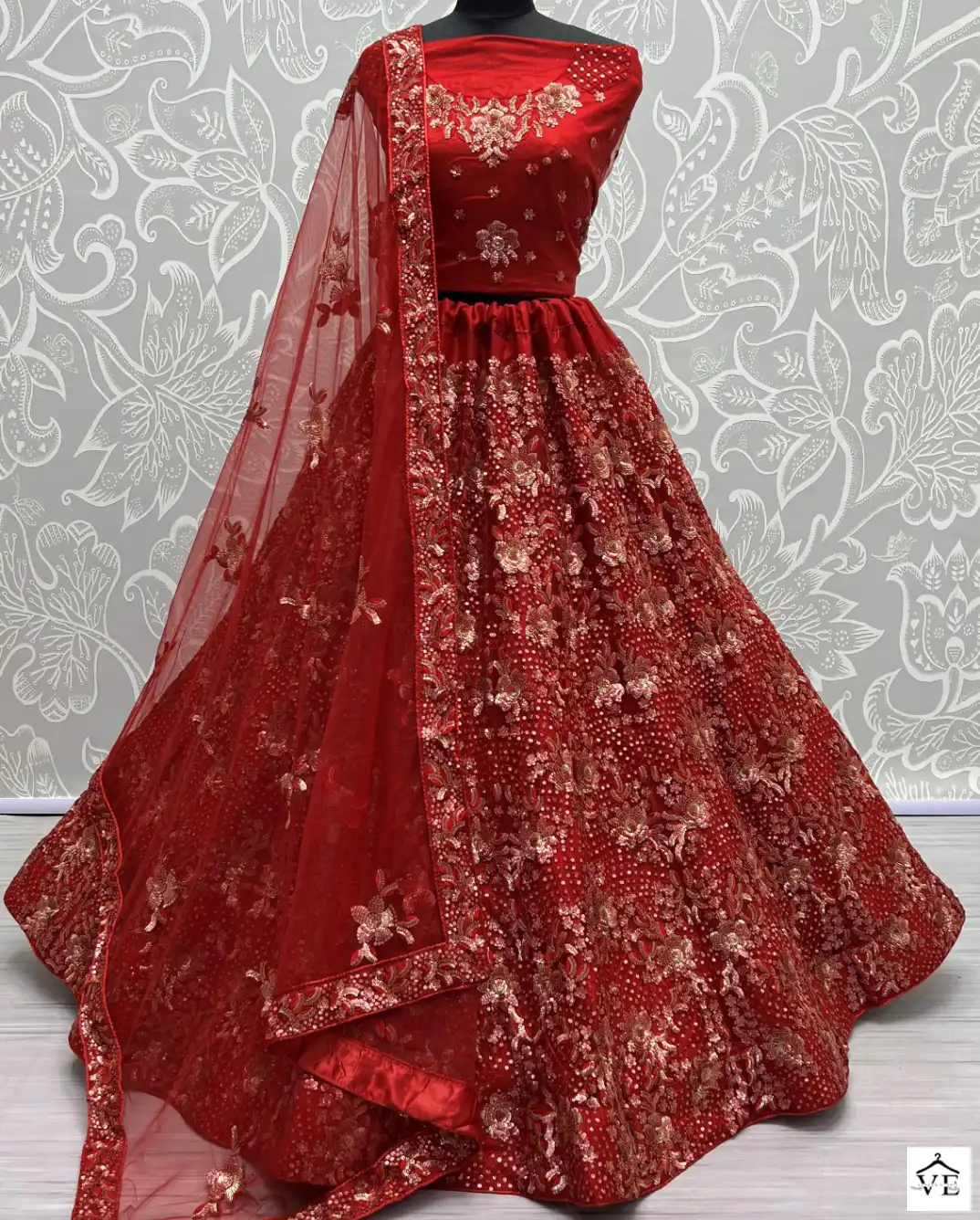 Anjani Art 2532 Net Wholesale Bridal Lehenga Choli Catalog — Wholesale Lehenga, MPA wholesale from Surat — view 1
